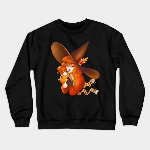 Pumpkin Spice and Everything Nice Crewneck Sweatshirt by Chinchela